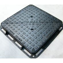 Cast iron square manhole cover for electric communication heavy duty manhole cover